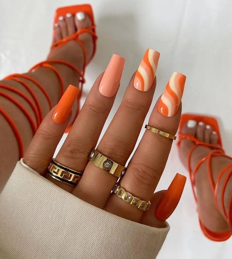 27 Vibrant Summer Orange Nail Designs to Brighten Your Look