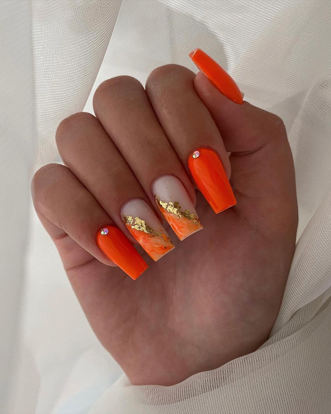 27 Vibrant Summer Orange Nail Designs to Brighten Your Look