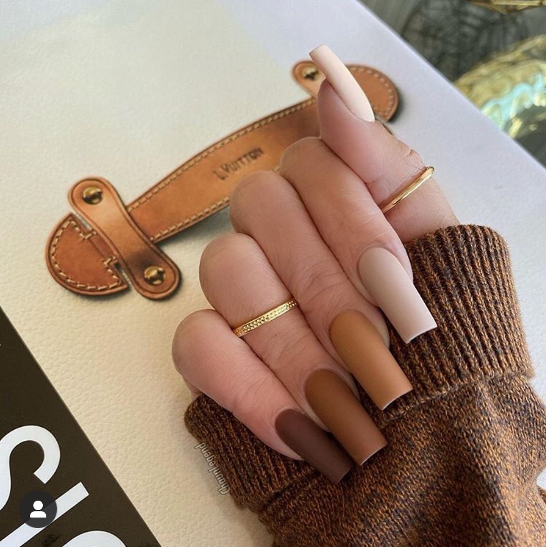 Brown Nail Designs To Try In Fall