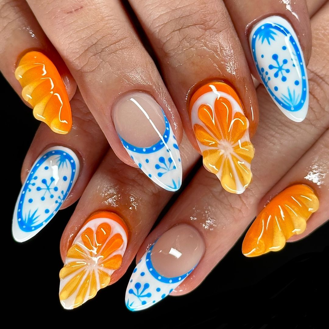 27 Vibrant Summer Orange Nail Designs to Brighten Your Look