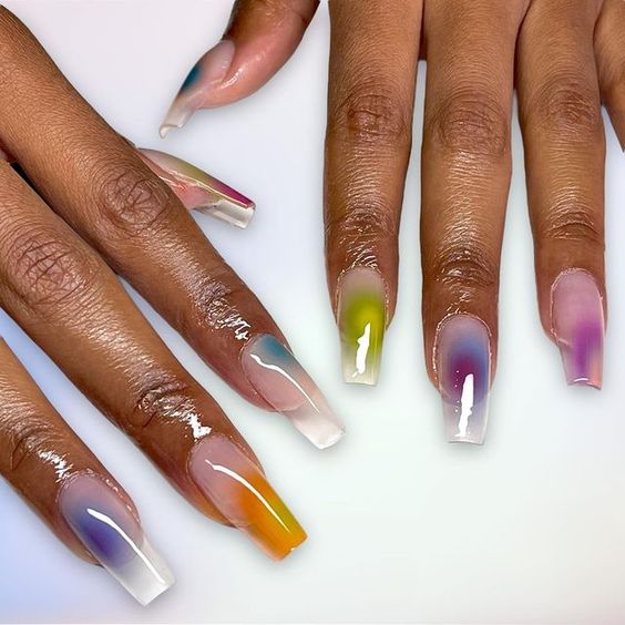 15 Winter Rainbow Nail Ideas for 2023-2024