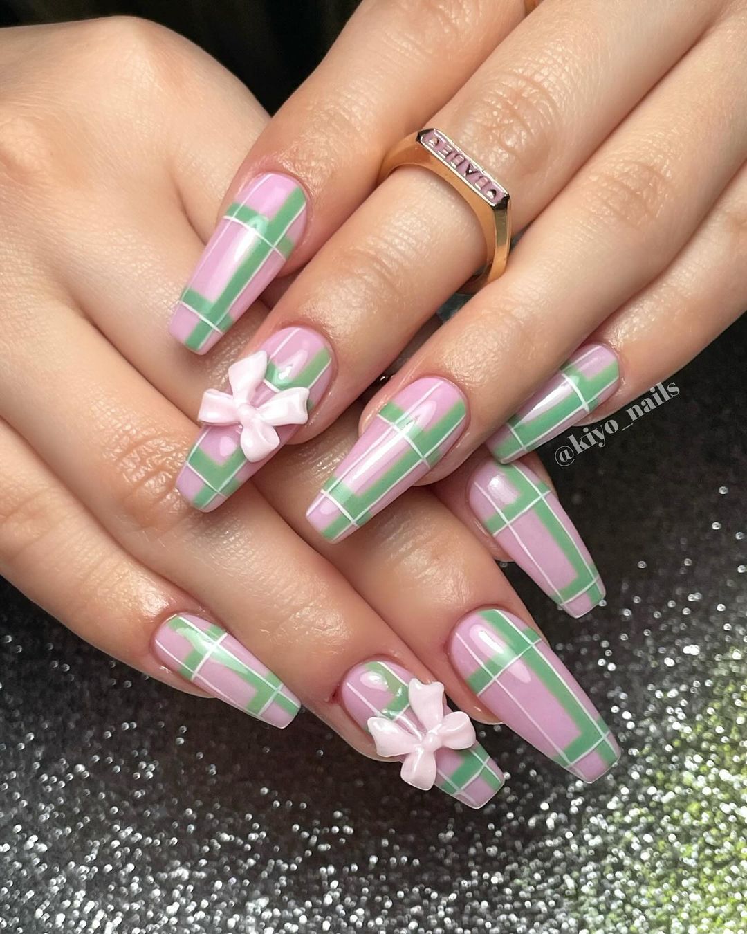 25 Trendy Ideas for Fall Plaid Nails 2024