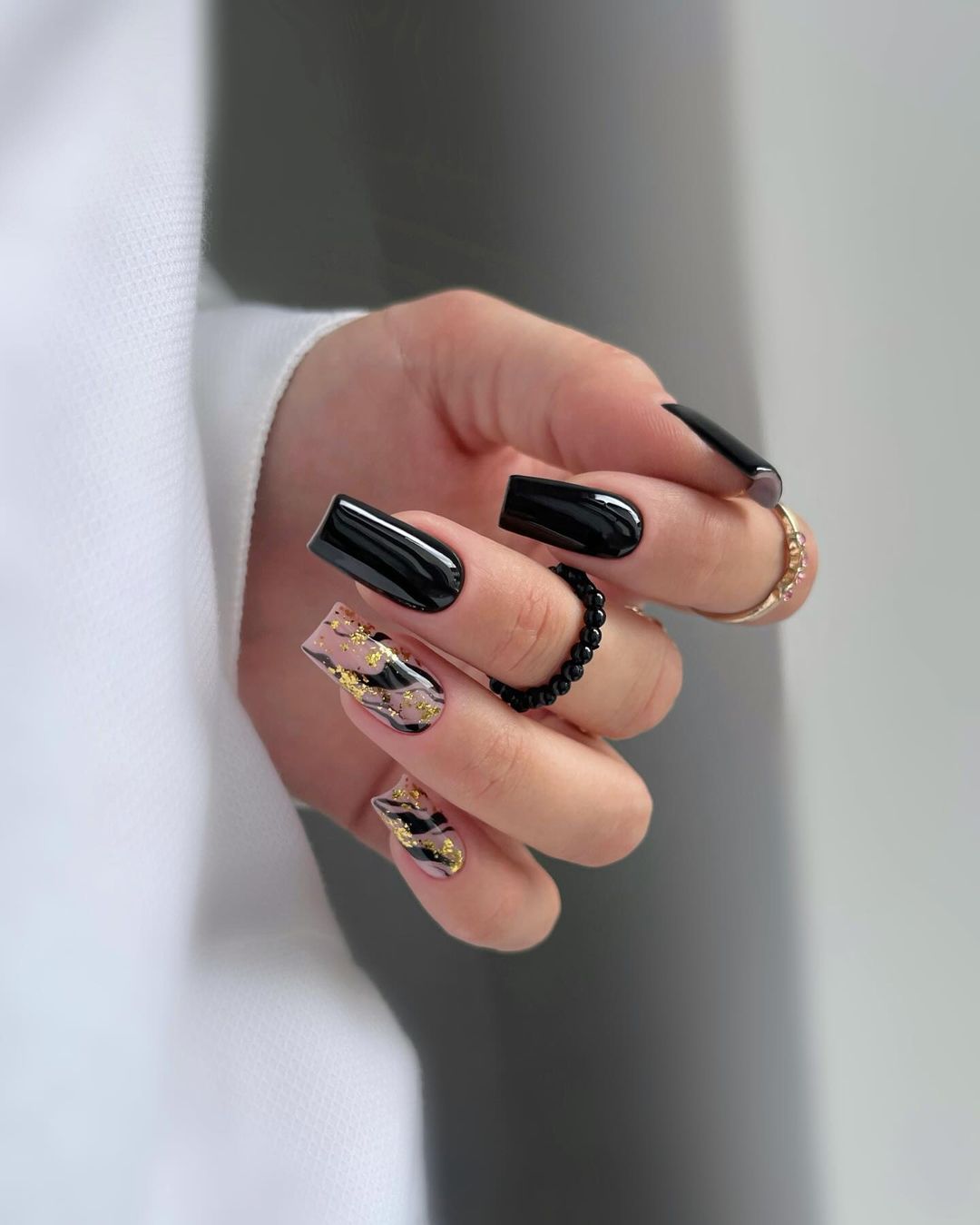 29 Stunning Ideas for Black Fall Nails 2024