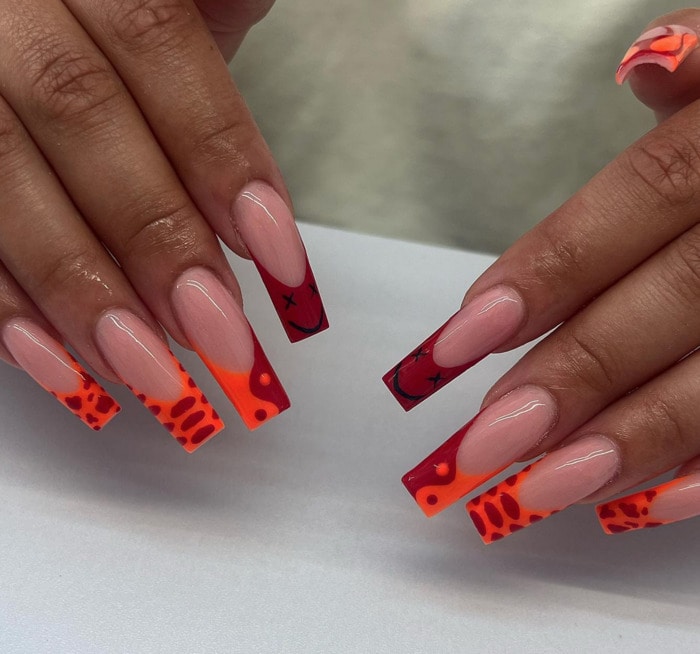 summer nail designs 2023 - bright patterns