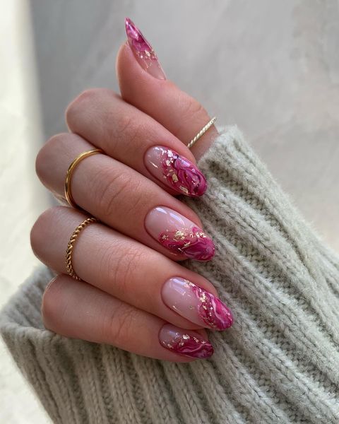 Pink Nails -  The Pink Brunette