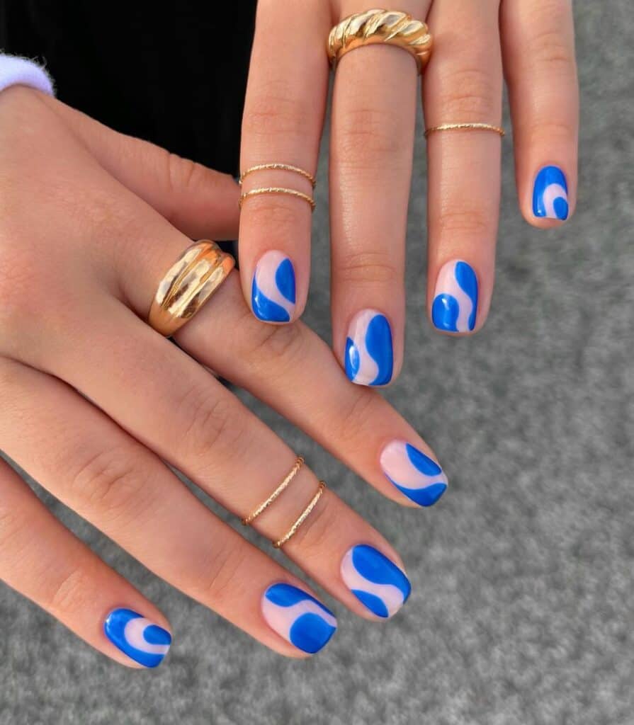 Blue Swirls