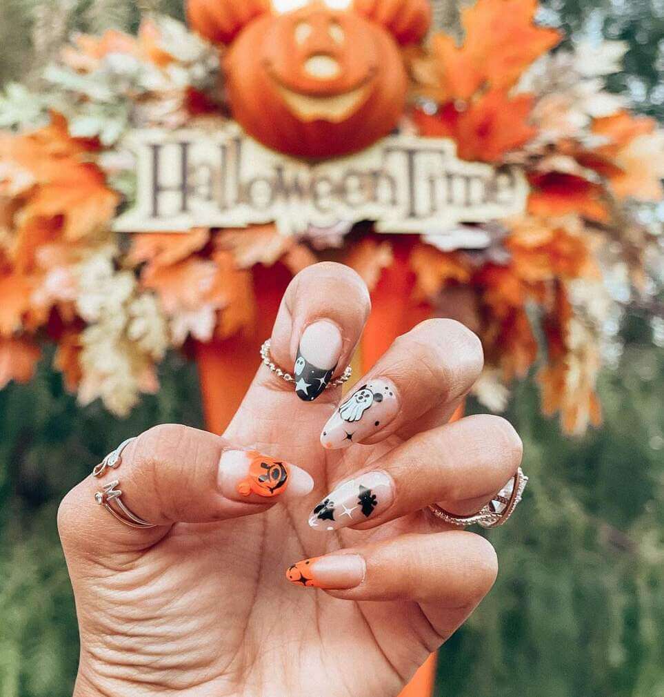 halloween nail designs