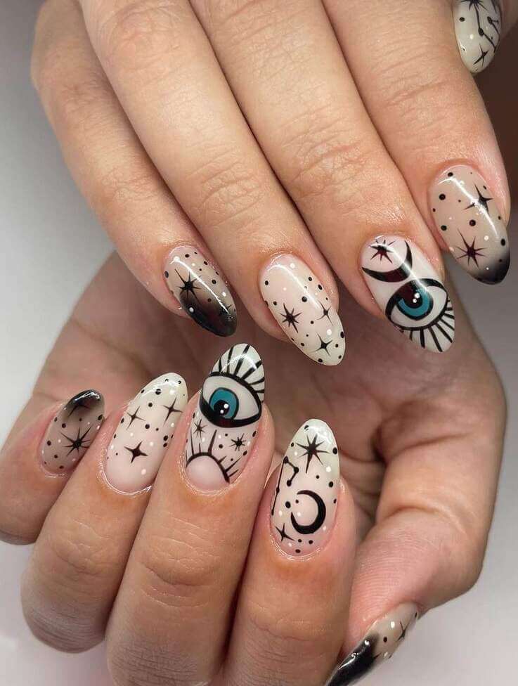 spooky halloween nail ideas