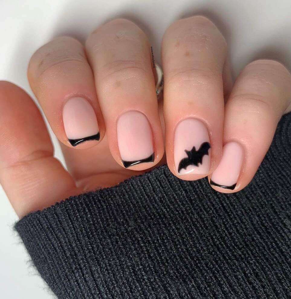 short halloween nail designs