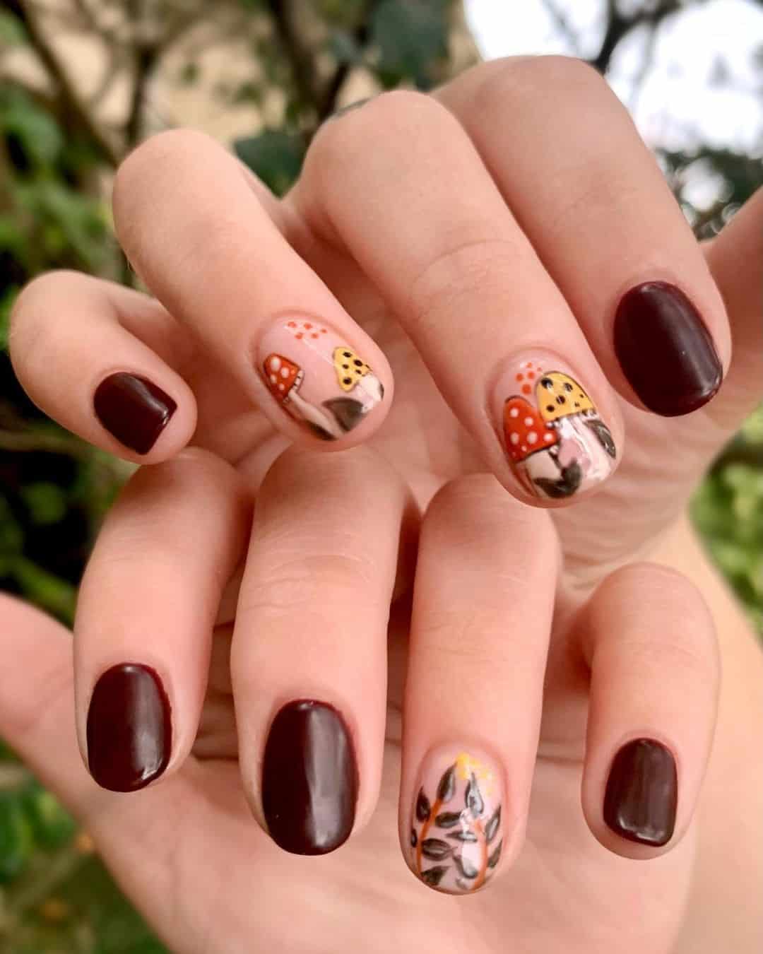 Nail Art Fall Manicure