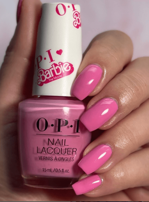 OPI Pink nail colors feel the magic. pink nails barbie