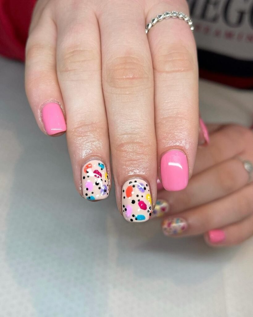 Taste Colorful Short Summer Nails Ideas