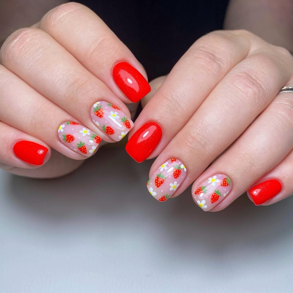 Strawberry daisies