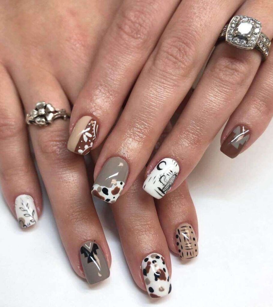 western nail ideas