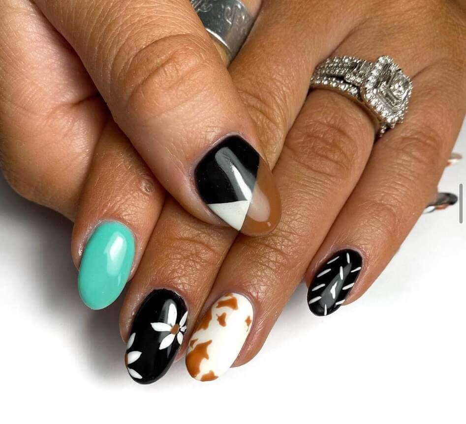 western nail inspo