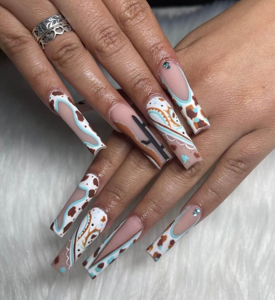 western nail ideas