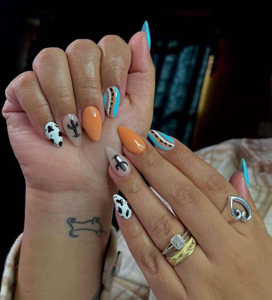 simple western nail ideas