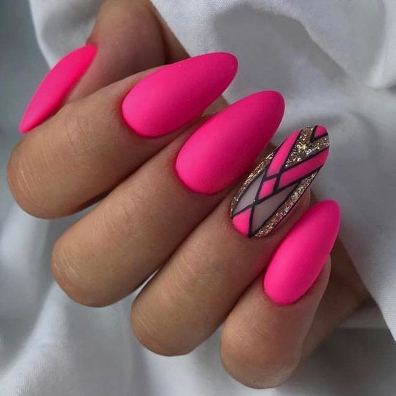 Pink Nails - Summer Nail