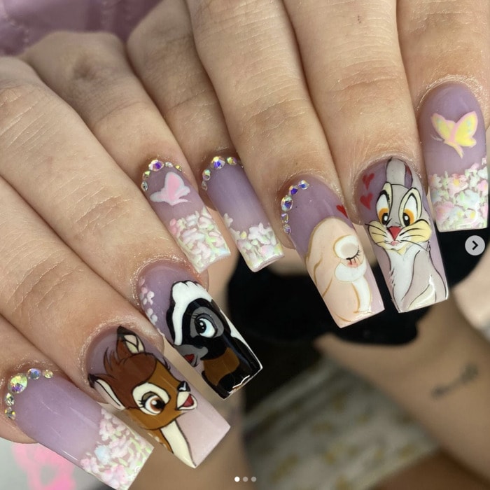 Spring Nail Designs - bambi nail art