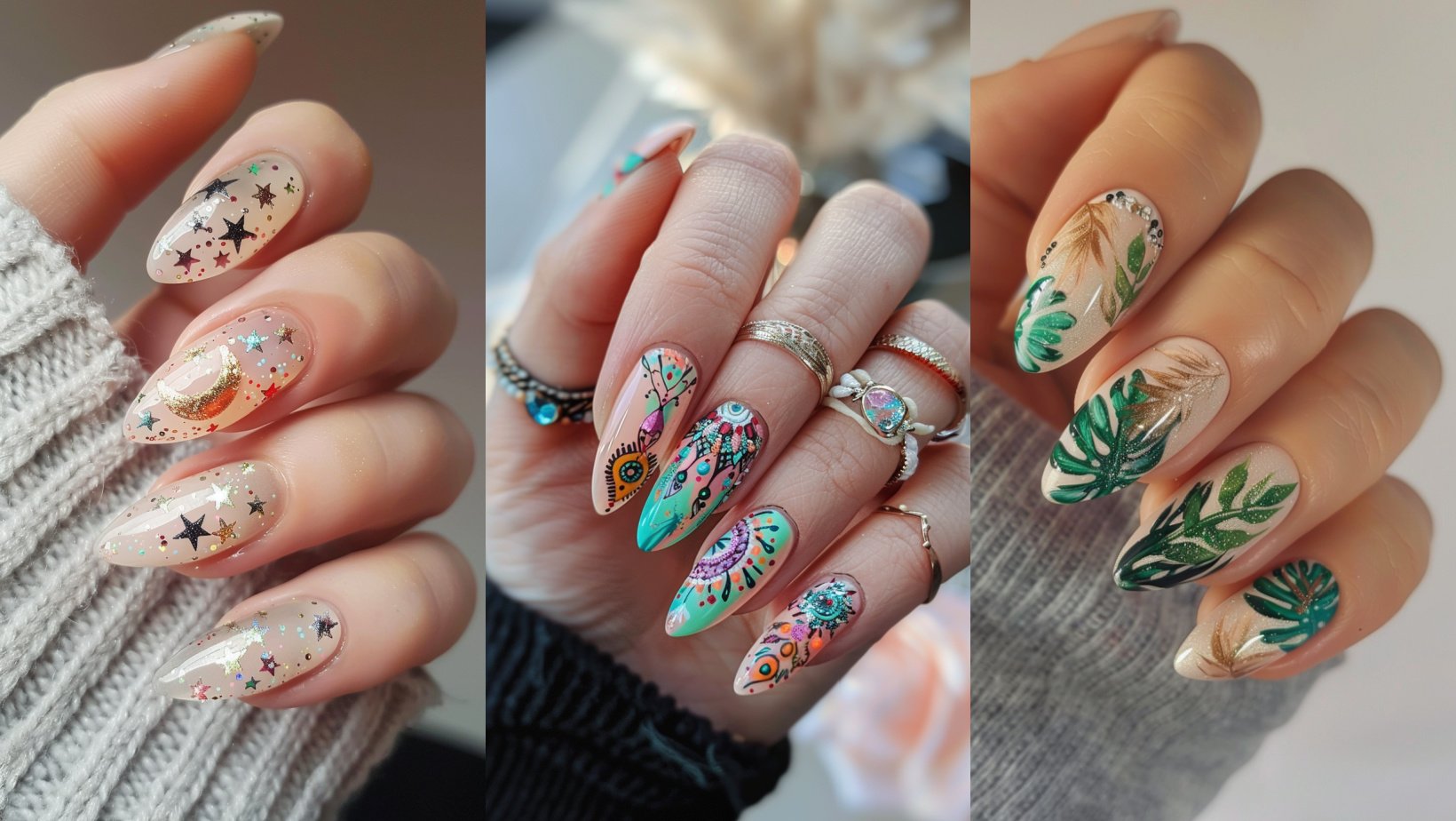 What Designs Fit The Boho Nail Design Theme?