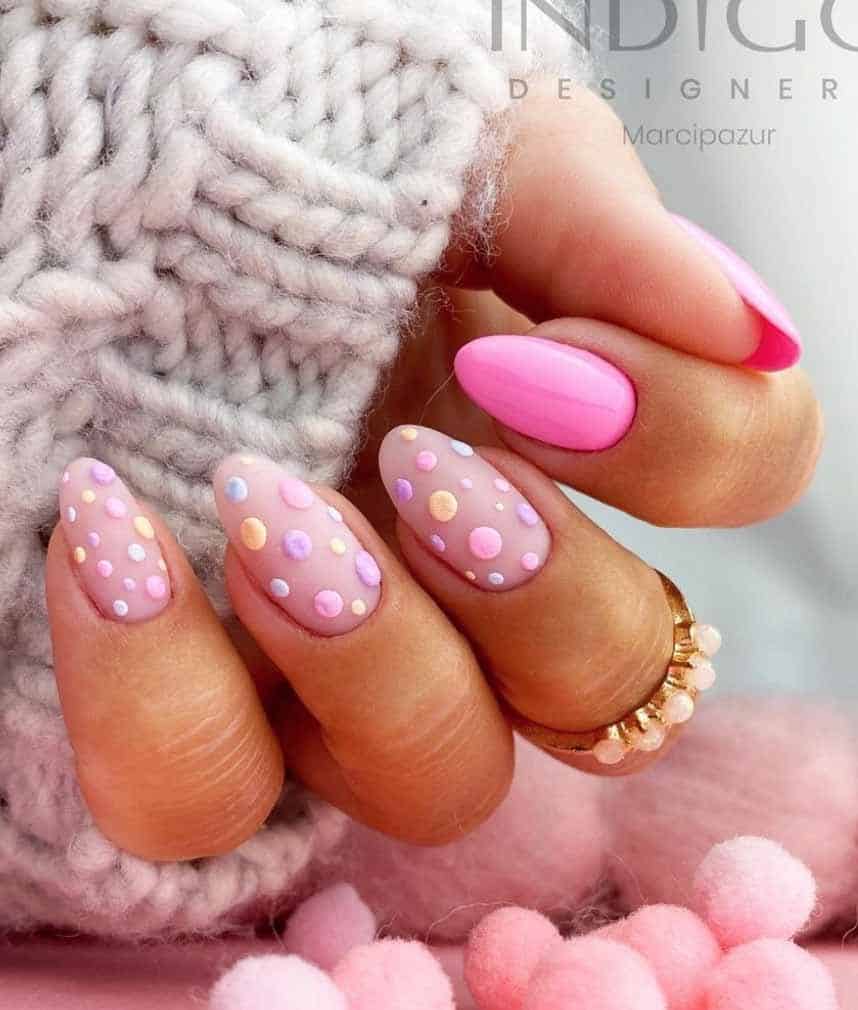 candy floss nails