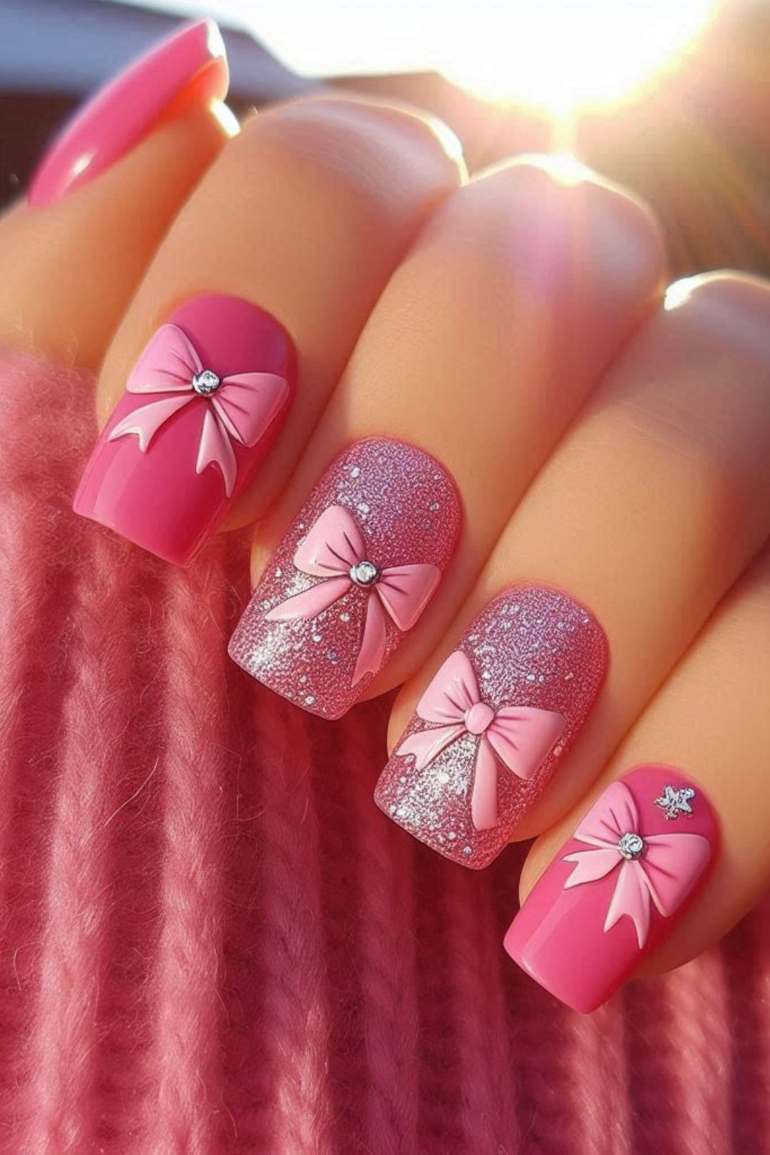 This Christmas, pink is making a splash as a standout fashion trend, and your nails are no exception!  Embrace the holiday spirit with one of these 21 stylish pink Christmas nail designs.  Gold, white, cute, short, simple, red, girly, silver, easy, classy, snowflake, bow, long, subtle, santa hat, and white, and red, glitter, and gold, and white glitter, and green, almond, and silver, and blue.