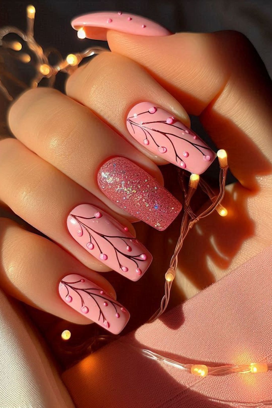 This Christmas, pink is making a splash as a standout fashion trend, and your nails are no exception!  Embrace the holiday spirit with one of these 21 stylish pink Christmas nail designs.  Gold, white, cute, short, simple, red, girly, silver, easy, classy, snowflake, bow, long, subtle, santa hat, and white, and red, glitter, and gold, and white glitter, and green, almond, and silver, and blue.