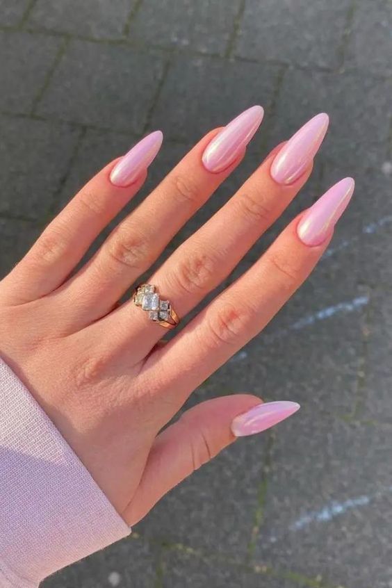 Pink Nails -  Light Pink Nails