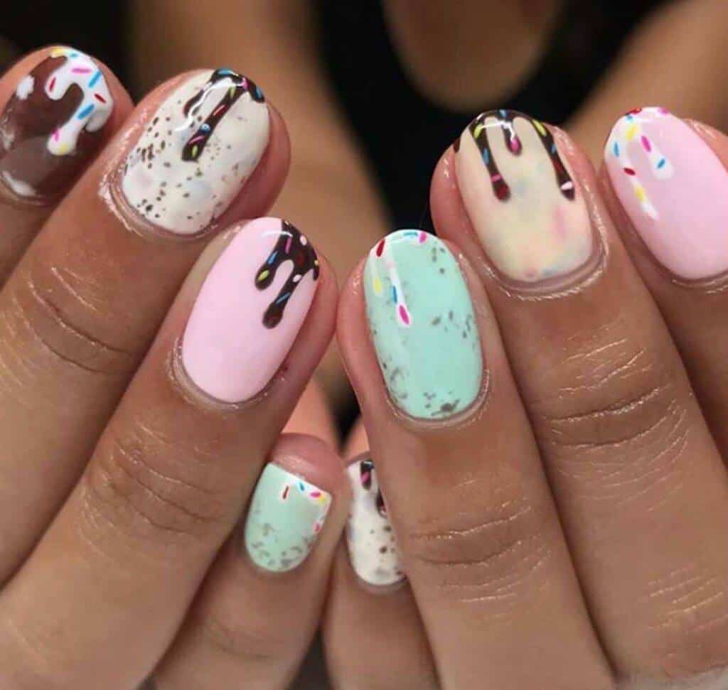 ice cream nails