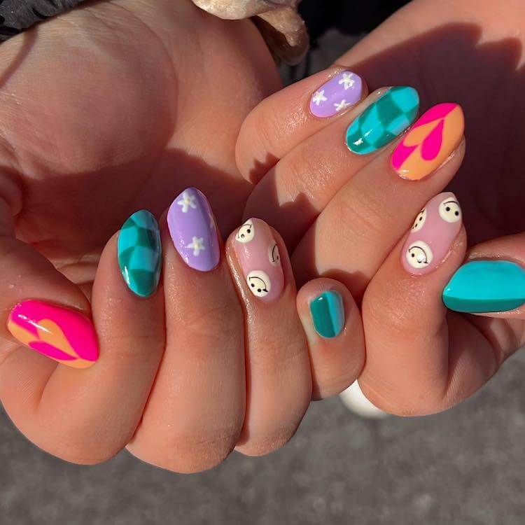 Fun Pattern Nails