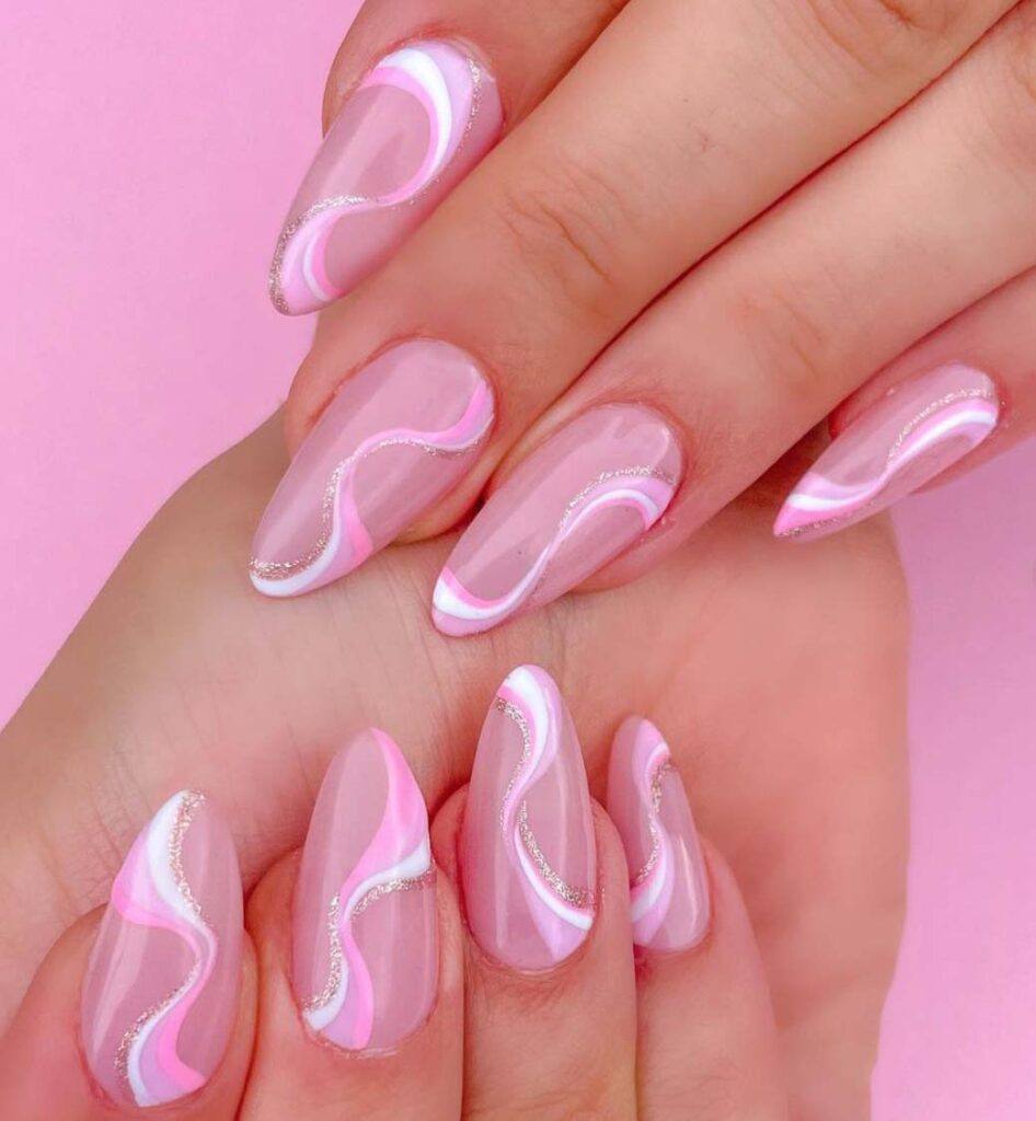 Pink Swirls