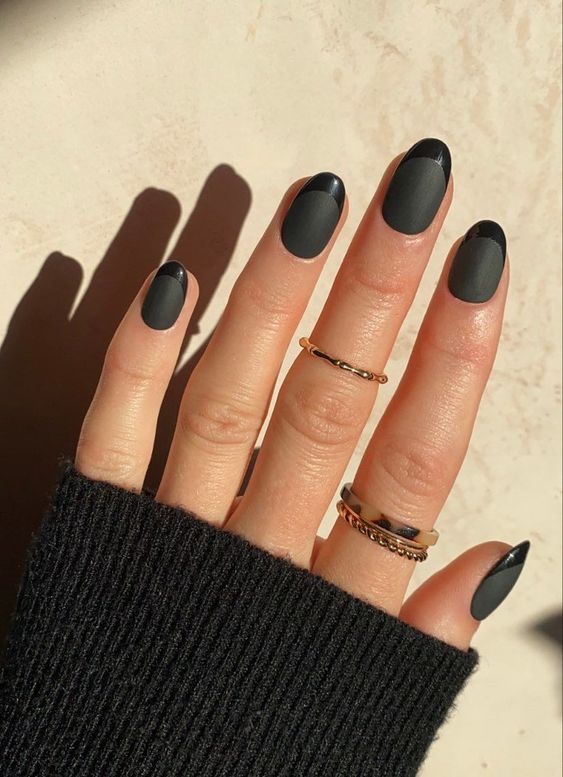 Top Fall Nail Colors: Inspiring 16 Ideas for Black Nails