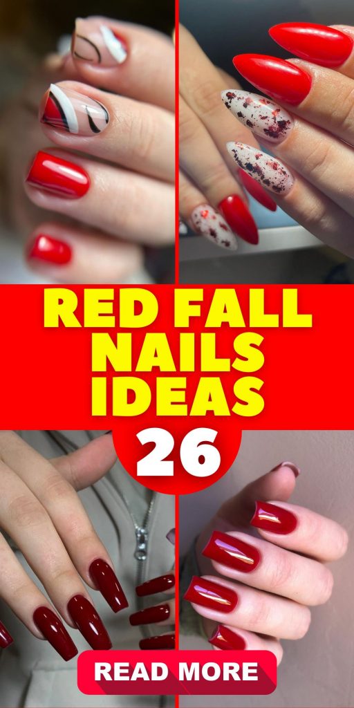 Red Fall Nails 26 Ideas: The Ultimate Guide to Trendy Autumn Designs