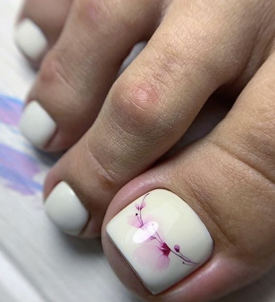 Summer White Toe Nail Designs 25 Ideas: A Fresh Pedi on the Block