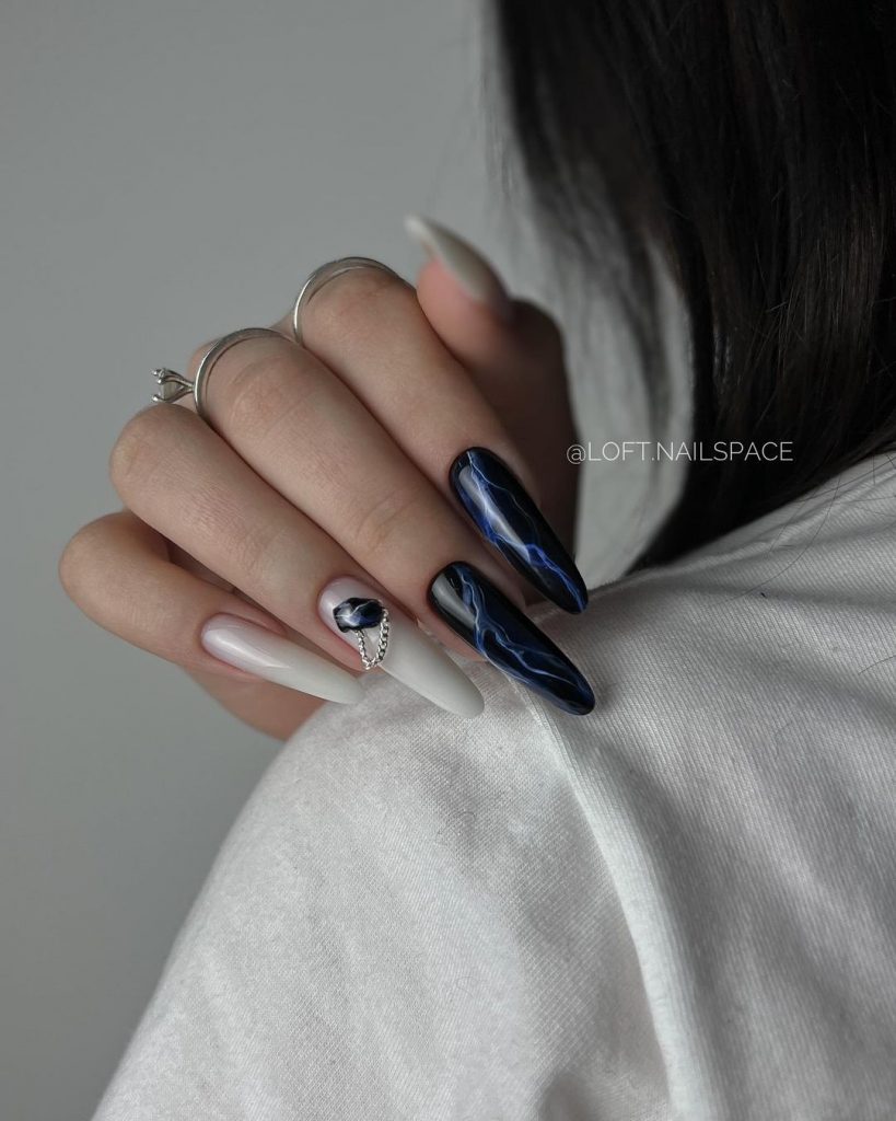 Navy Blue Fall Nails 25 Ideas: Elegant Designs and Seasonal Trends