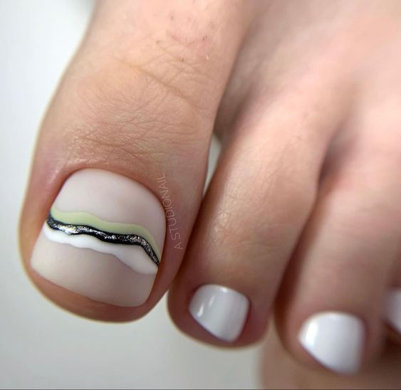 Summer White Toe Nail Designs 25 Ideas: A Fresh Pedi on the Block