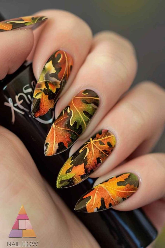 fall nail designs 126 https://nailhow.com/fall-nail-designs/