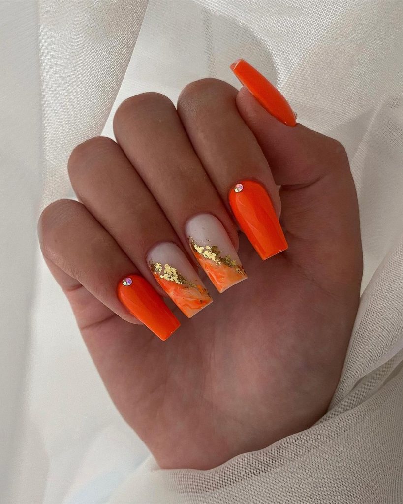 Orange Fall Nails 25 Ideas: The Ultimate Guide to Seasonal Chic