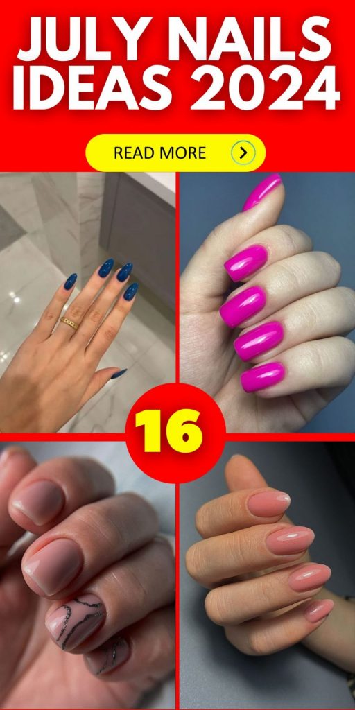 July Nails 16 Ideas 2024: A Vivid Palette for the Height of Summer