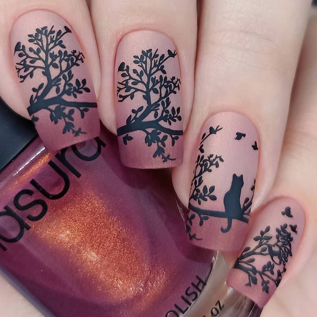 Fall Tree Nail Art 26 Ideas: A Journey Through Autumn Inspired Designs