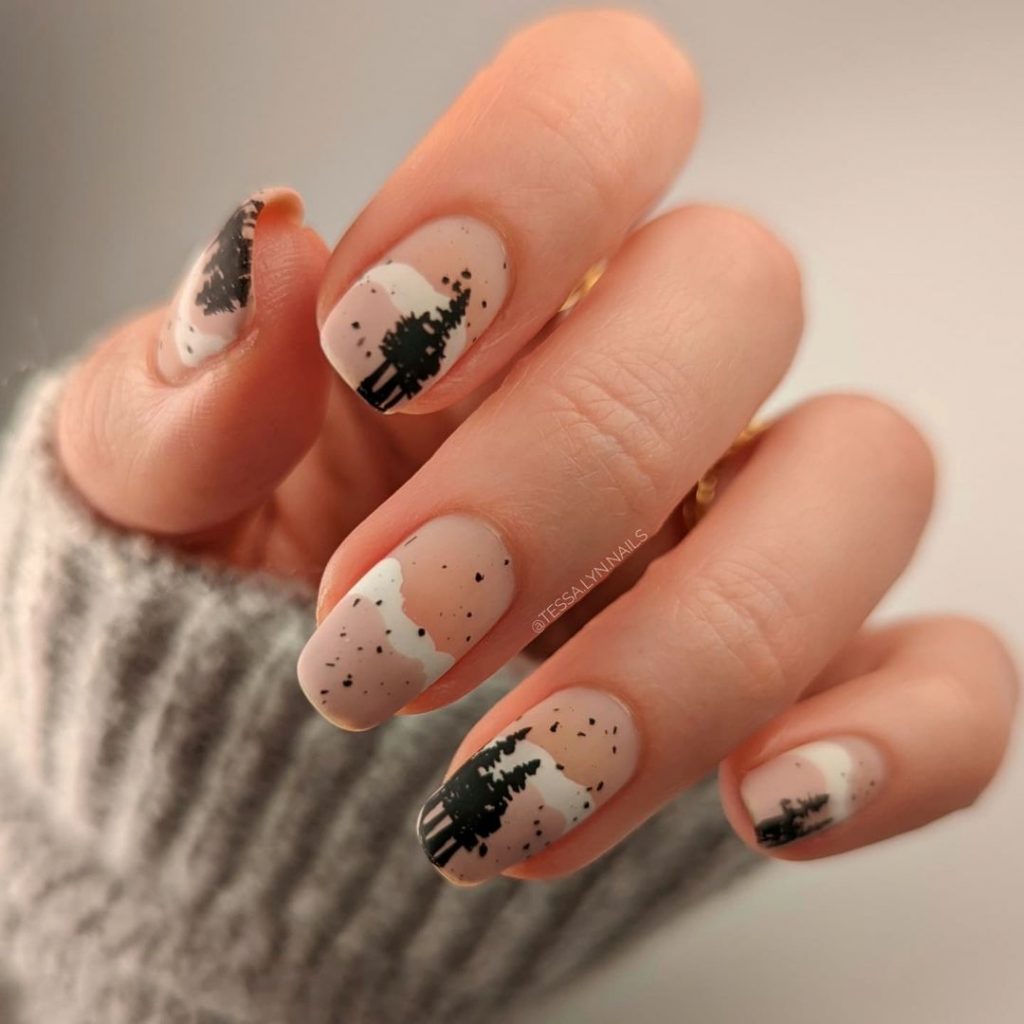 Fall Tree Nail Art 26 Ideas: A Journey Through Autumn Inspired Designs