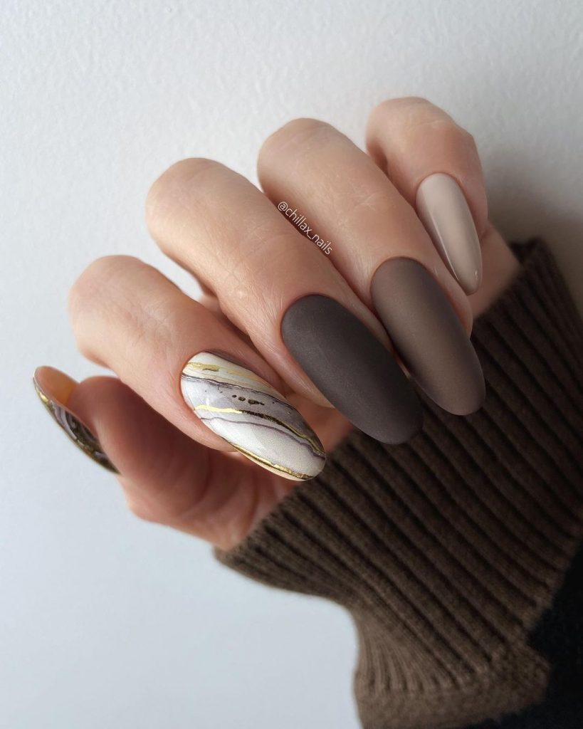 Simple Fall Nail Designs 25 Ideas: Embrace Autumn Elegance