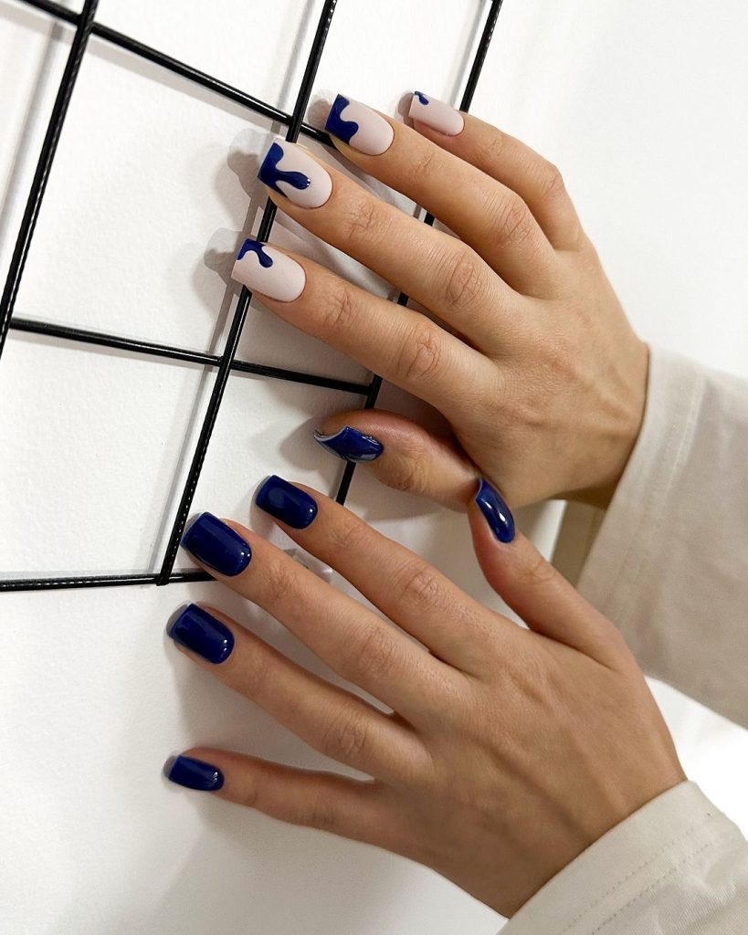 Navy Blue Fall Nails 25 Ideas: Elegant Designs and Seasonal Trends