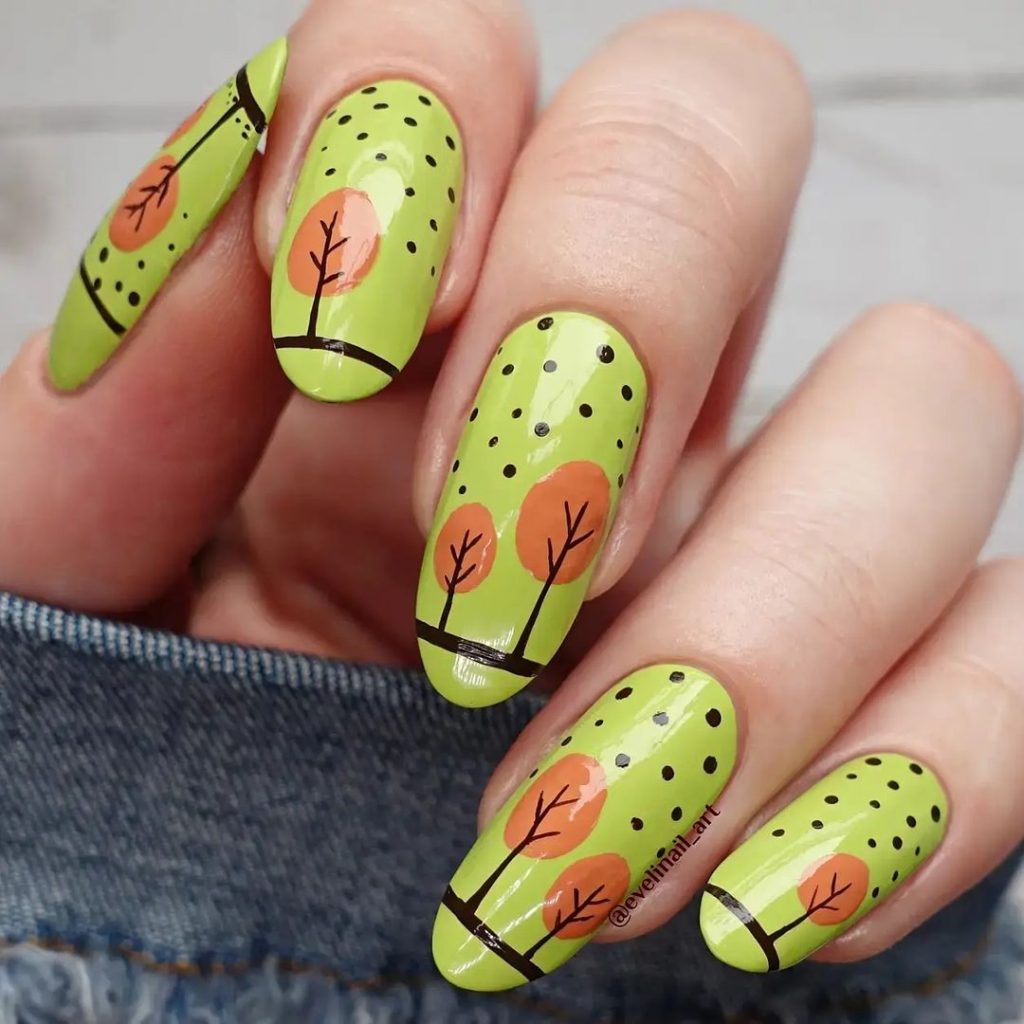 Fall Tree Nail Art 26 Ideas: A Journey Through Autumn Inspired Designs