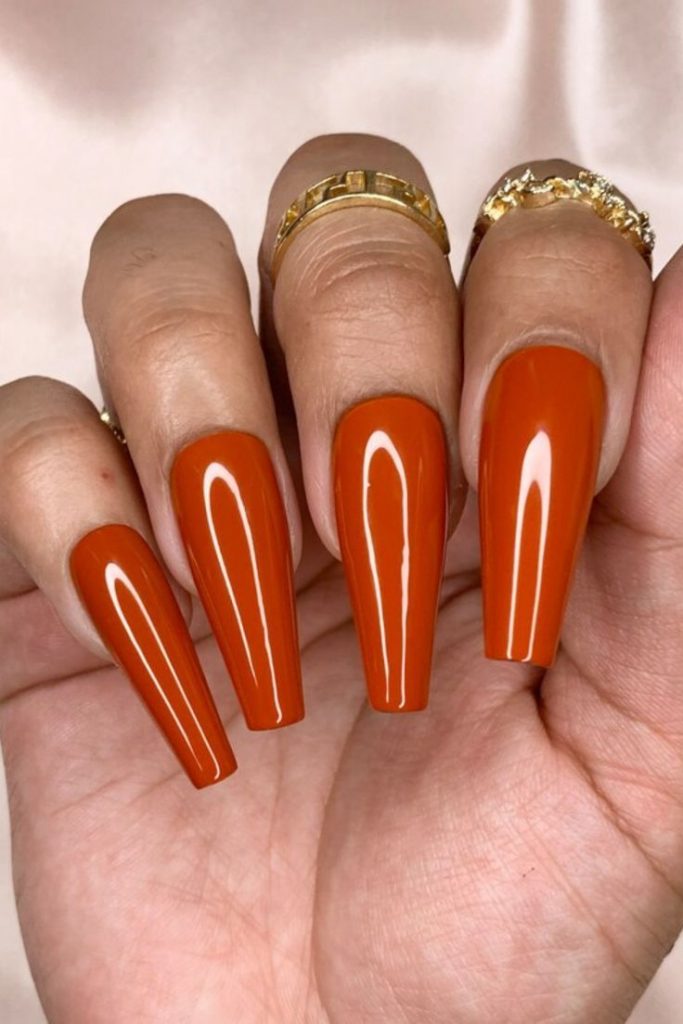 Fall Nail Colors: Orange 24 Ideas for a Stylish Look