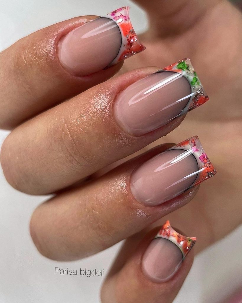 Fall French Tip Nails 26 Ideas: Embrace the Season with Stylish Manicures