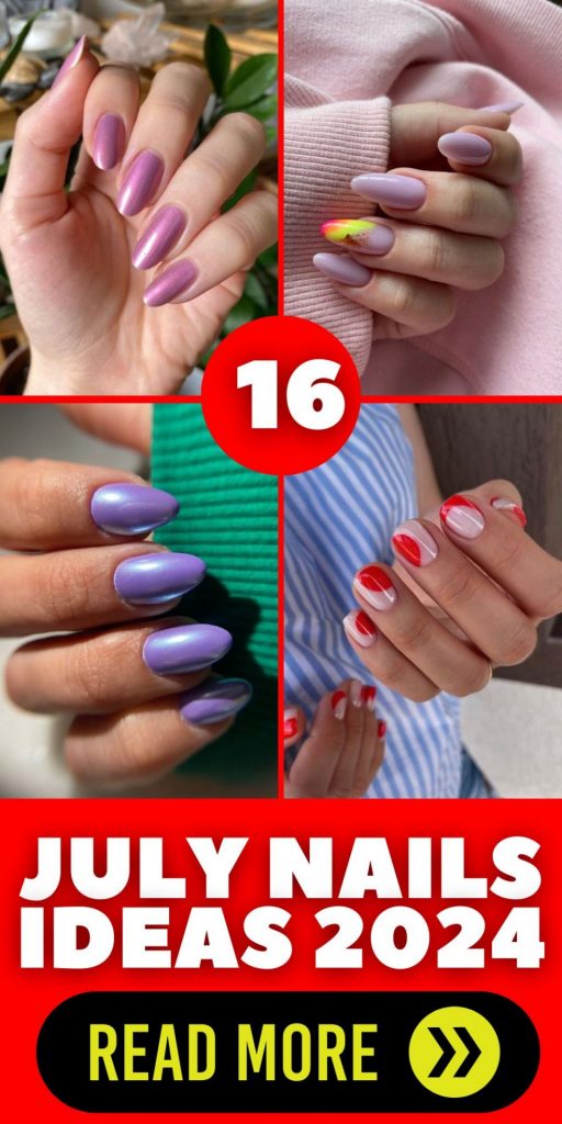 July Nails 16 Ideas 2024: A Vivid Palette for the Height of Summer