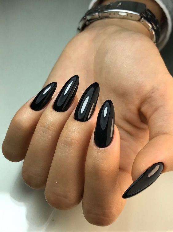 Top Fall Nail Colors: Inspiring 16 Ideas for Black Nails