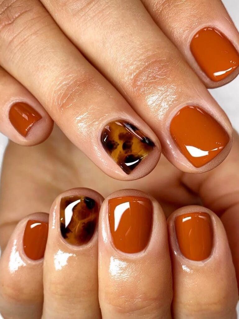 Fall Nail Colors: Orange 24 Ideas for a Stylish Look