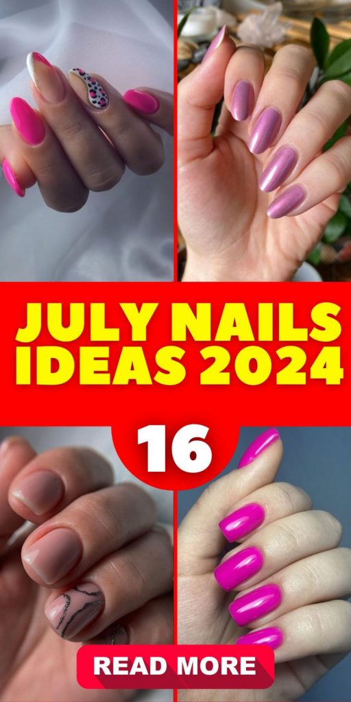 July Nails 16 Ideas 2024: A Vivid Palette for the Height of Summer